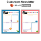 Classroom Newsletter - Under the Sea | Editable