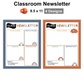 Classroom Newsletter - Neutral Rainbow | Editable