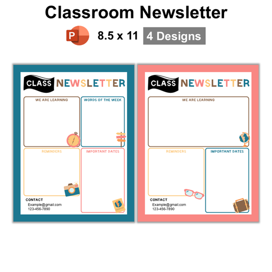 Classroom Newsletter - Travel the World | Editable