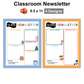 Classroom Newsletter - Bright Christmas | Editable