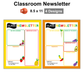 Classroom Newsletter - Healthy Eating | Editable
