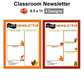 Classroom Newsletter - Hello Fall | Editable