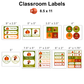 Classroom Labels - Hello Fall | Editable
