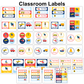 Classroom Labels - Cute Transportation | Editable