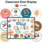 Classroom Door Display - Travel the World | Editable