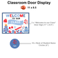 Classroom Door Display - Blue Winter | Editable