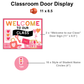 Classroom Door Display - Pink Valentine | Editable