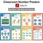 Classroom Number Posters - School Supplies