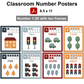 Classroom Number Posters - Little Town