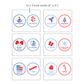 How We Go Home Dismissal Chart - Blue Winter | Editable