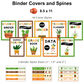 Binder Covers and Spines - Indoor Plants | Editable