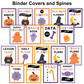 Binder Covers and Spines - Purple Halloween | Editable