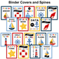 Binder Covers and Spines - Nautical | Editable