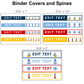Binder Covers and Spines - Nautical | Editable