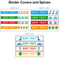 Binder Covers and Spines - Cute Dinosaur | Editable