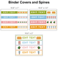 Binder Covers and Spines - Spring Garden | Editable