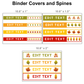 Binder Covers and Spines - Autumn Leaves | Editable