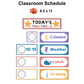 Classroom Schedule - Under the Sea | Editable