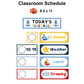 Classroom Schedule - Nautical | Editable