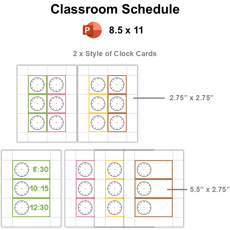 Classroom Schedule - Hello Summer | Editable