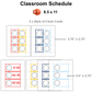 Classroom Schedule - Cute Transportation | Editable
