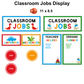 Classroom Jobs Display - Cute Dinosaur | Editable