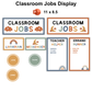 Classroom Jobs Display - Neutral Rainbow | Editable