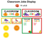 Classroom Jobs Display - Healthy Eating | Editable