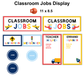 Classroom Jobs Display - Cute Transportation | Editable