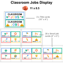 Classroom Jobs Display - Summer Beach | Editable – kjunstudio