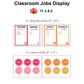 Classroom Jobs Display - Pink Valentine | Editable