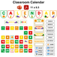 Classroom Calendar - Healthy Eating | Editable