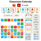 Classroom Calendar - Cute Dinosaur | Editable