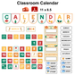 Classroom Calendar - Cute Christmas | Editable