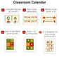 Classroom Calendar - Hello Fall | Editable