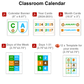 Classroom Calendar - Camping | Editable