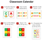 Classroom Calendar - Healthy Eating | Editable