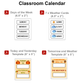 Classroom Calendar - Hello Fall | Editable