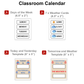 Classroom Calendar - Blue Winter | Editable