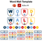 Word Wall Template - Nautical | Editable