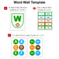 Word Wall Template - Camping | Editable