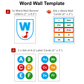 Word Wall Template - Cute Dinosaur | Editable