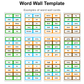 Word Wall Template - Camping | Editable