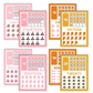 Classroom Number Posters - Pink Halloween