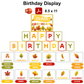 Birthday Display - Autumn Leaves | Editable