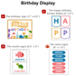 Birthday Display - Under the Sea | Editable