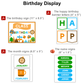 Birthday Display - Camping | Editable