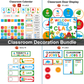Classroom Decor Bundle - Cute Dinosaur | Editable