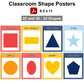 Classroom Shape Posters - Cute Transportation