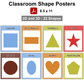 Classroom Shape Posters - Colorful Baking